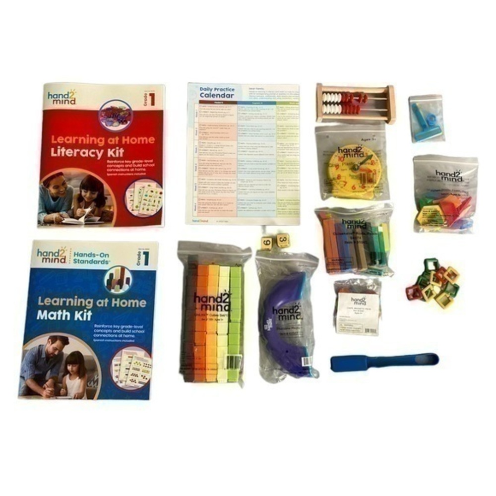 Hand 2 Mind Learning at Home Math & Literacy First Grade Kits